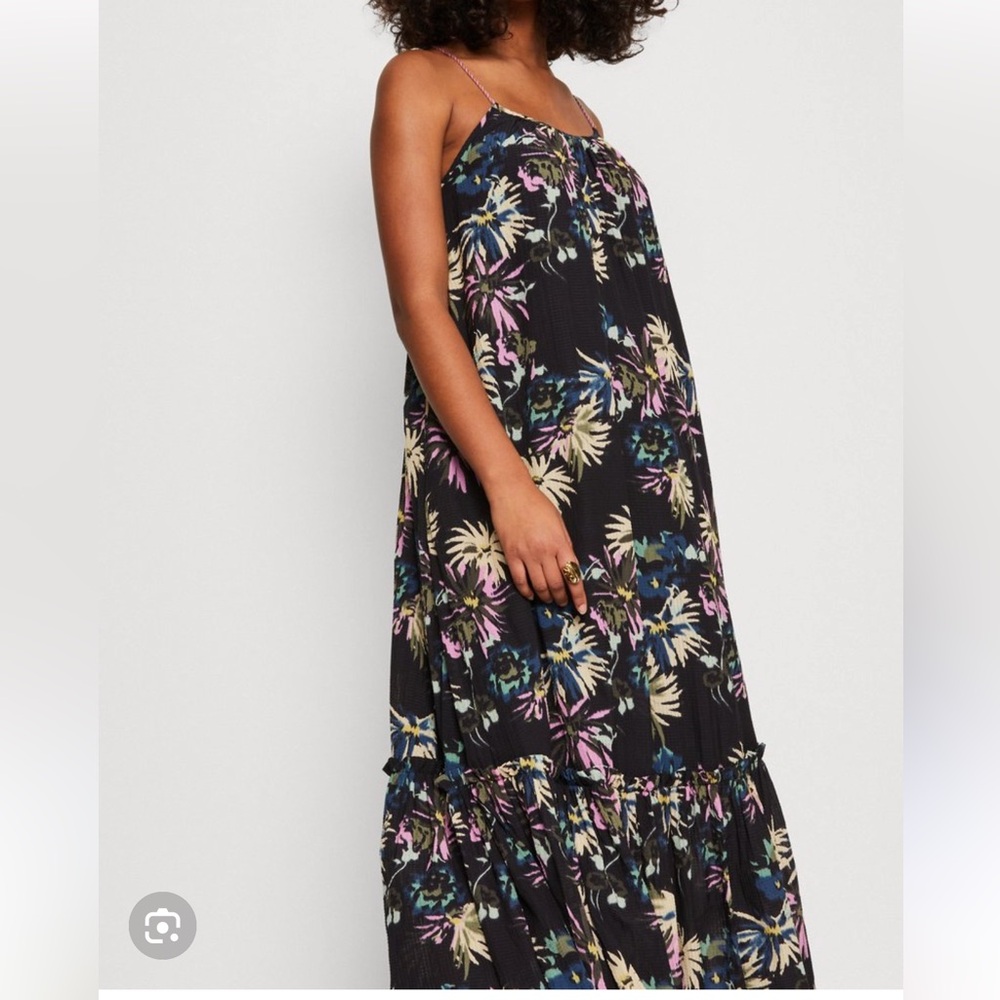 Scotch & Soda park in bloom Maxi Dress Black size 38 M summer dress women's New